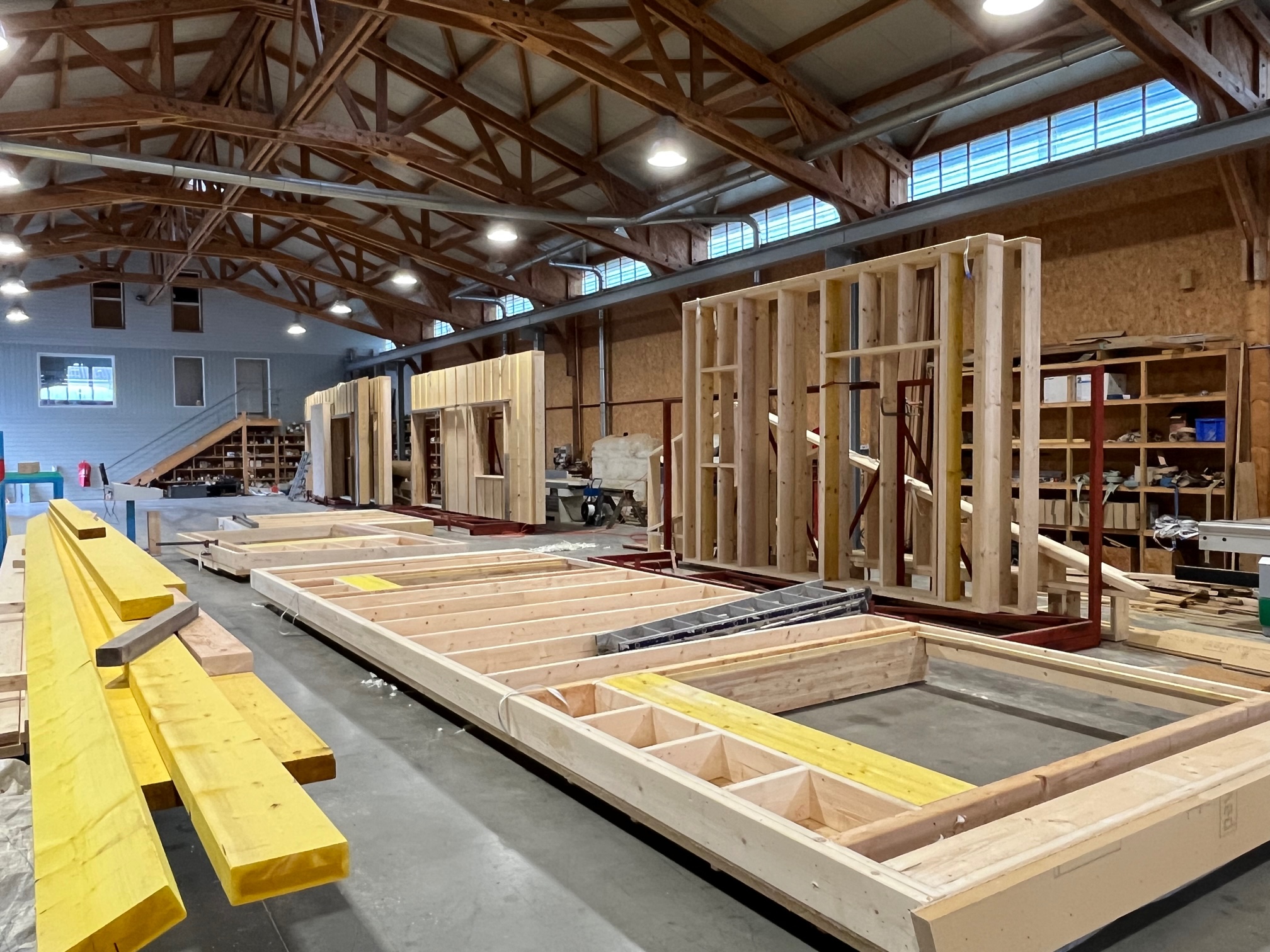 Bâtiment en murs ossature bois par Tradition Bois