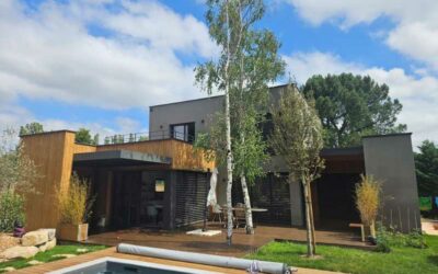 Nouvelle réalisation d’une maison en ossature bois avec isolation renforcée à Lauzerville dans le 31