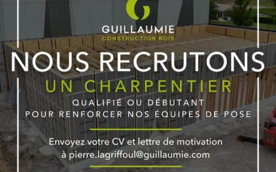 Notre maison mère recrute un charpentier.