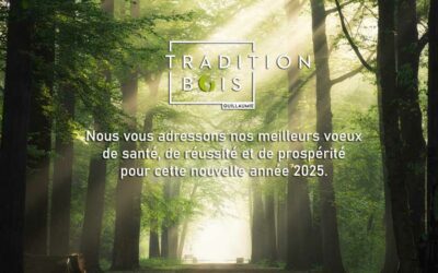 Tradition Bois vous présente ses meilleurs vœux pour l’année 2025