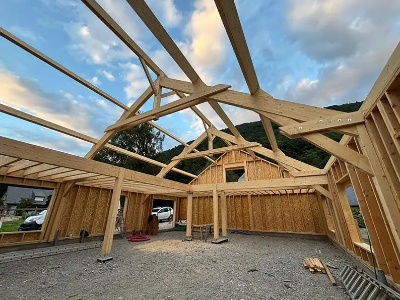 Bâtiment en ossature bois
