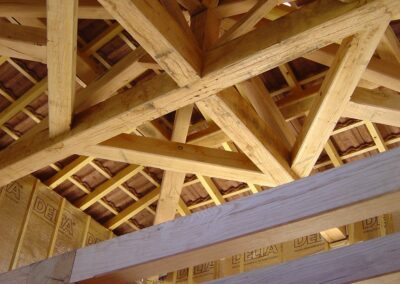 Charpente traditionnelle en bois