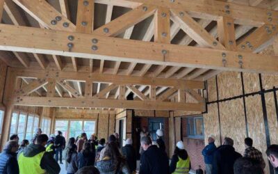 Une matinée technique réussie autour de la construction bois-paille hors-site