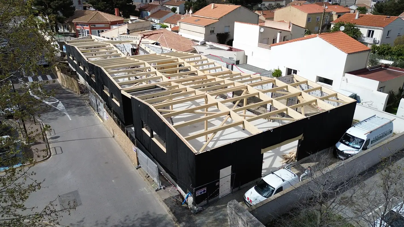 charpente extension bois 2